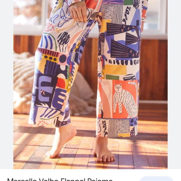 Anthropologie Marcello Velho Flannel Pajama Pants, XS Petite “Pants only” - Picture 6 of 12